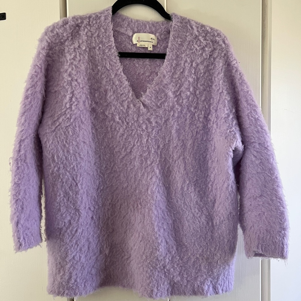 Anthropologie lilac purple sweater